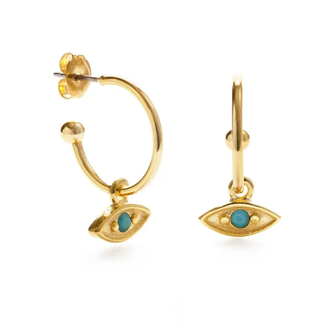Gold Mystic Eye Hoop - Lockwood Shop - Amano