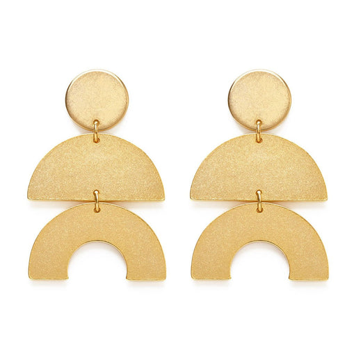 Golden Geometric Studs - Lockwood Shop - Amano