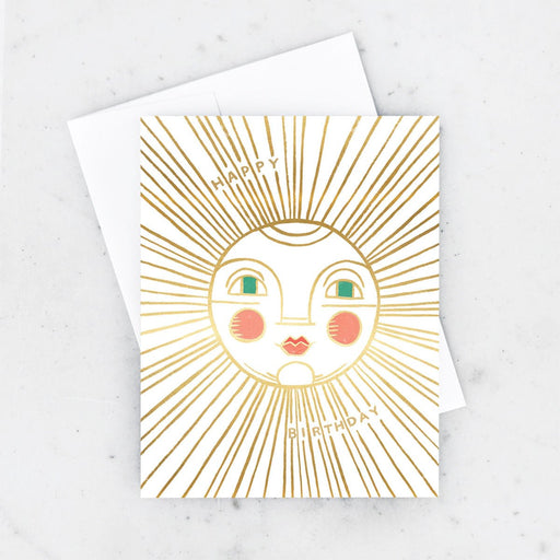 Golden Sun Birthday Card - Lockwood Shop - Idlewild Co