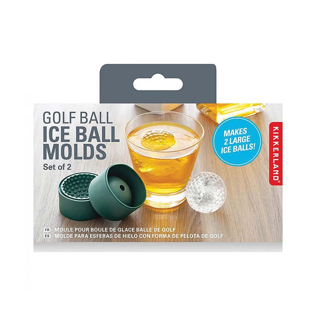 Golf Ball Ice Ball Molds - Lockwood Shop - Kikkerland