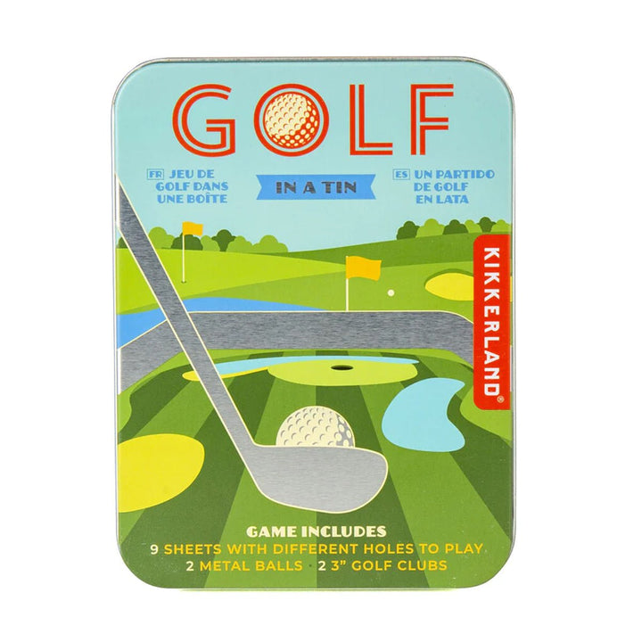Golf in a Tin - Lockwood Shop - Kikkerland