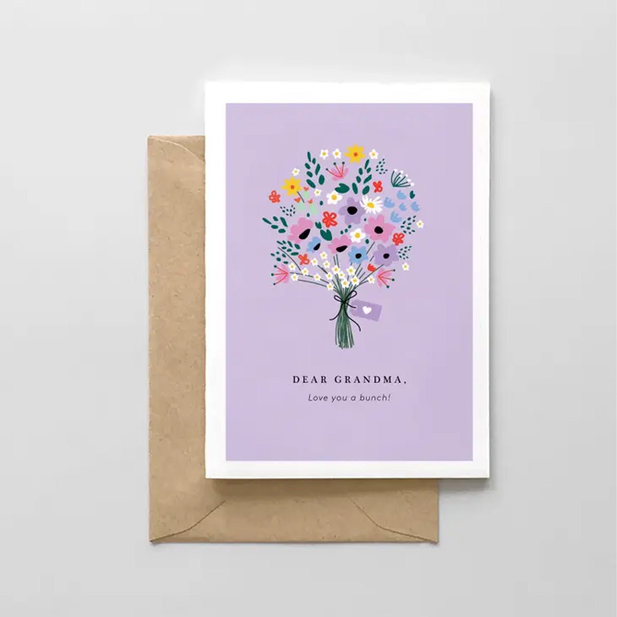 Grandma Love You a Bunch Greeting Card - Lockwood Shop - Spaghetti & Meatballs