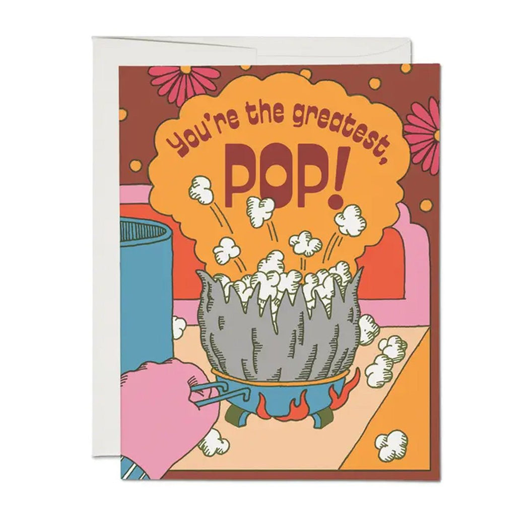 Greatest Pop Father's Day Card - Lockwood Shop - Red Cap Cards