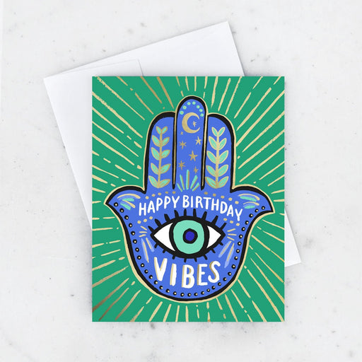 Hamsa Birthday Greeting Card - Lockwood Shop - Idlewild Co