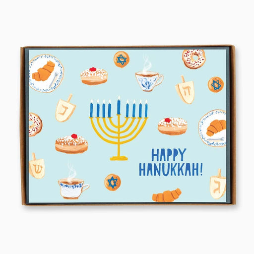 Hanukkah Treats - Box of 8 Cards - Lockwood Shop - The Paperhood