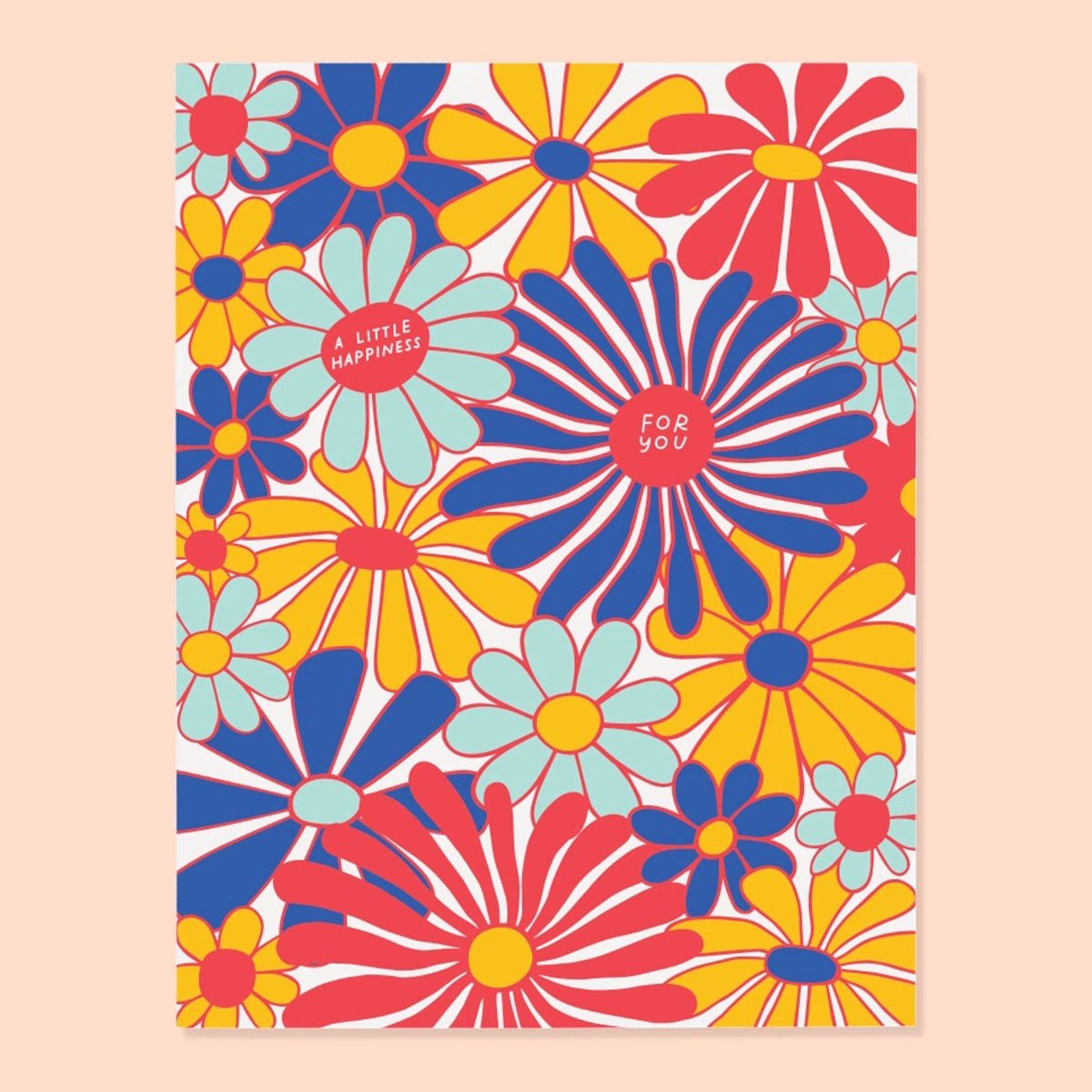 Happiness Daisy Greeting Card - Lockwood Shop - The Good Twin