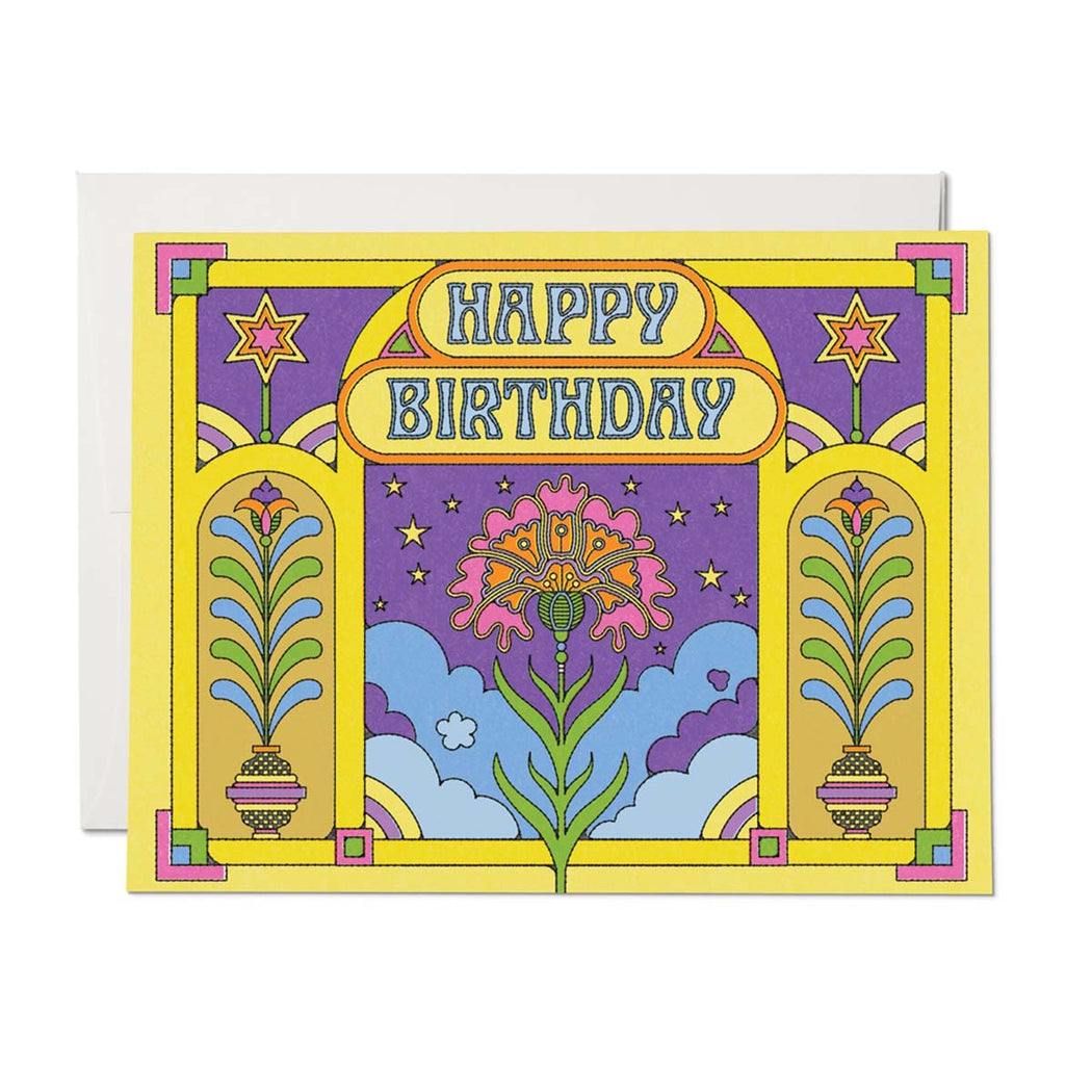 Happy Colors Birthday Card - Lockwood Shop - Red Cap Cards