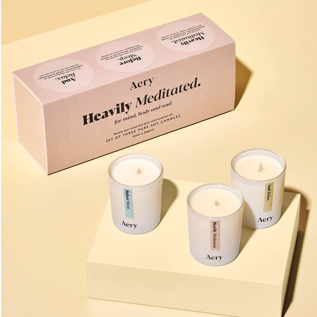 Heavily Meditated Gift Set of 3 - Lockwood Shop - Osmology Candles