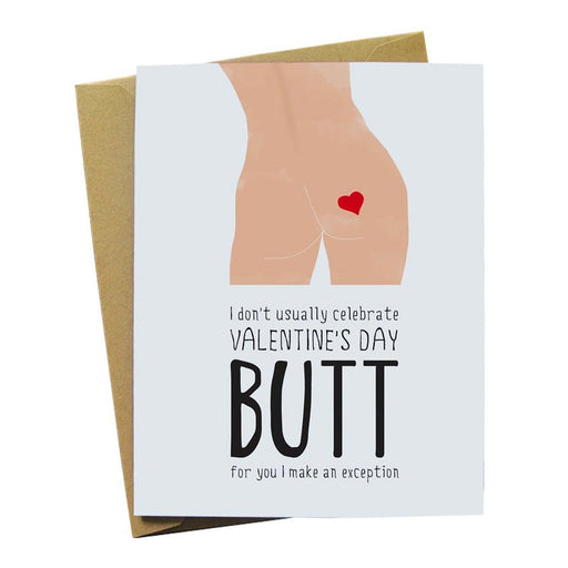 Her Butt Valentine Greeting Card - Lockwood Shop - Paper Wolf