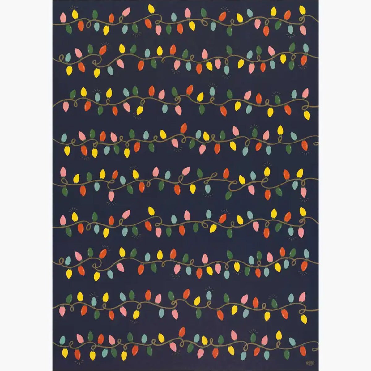 Holiday Lights Holiday Wrap Sheet - Lockwood Shop - Rifle