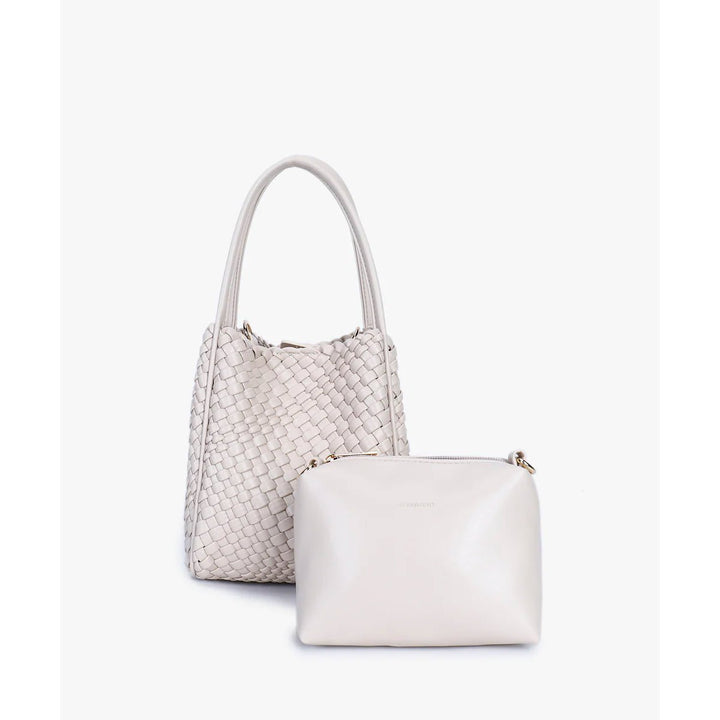 Hollace Woven Mini Tote - Cream - Lockwood Shop - Remi/ Reid
