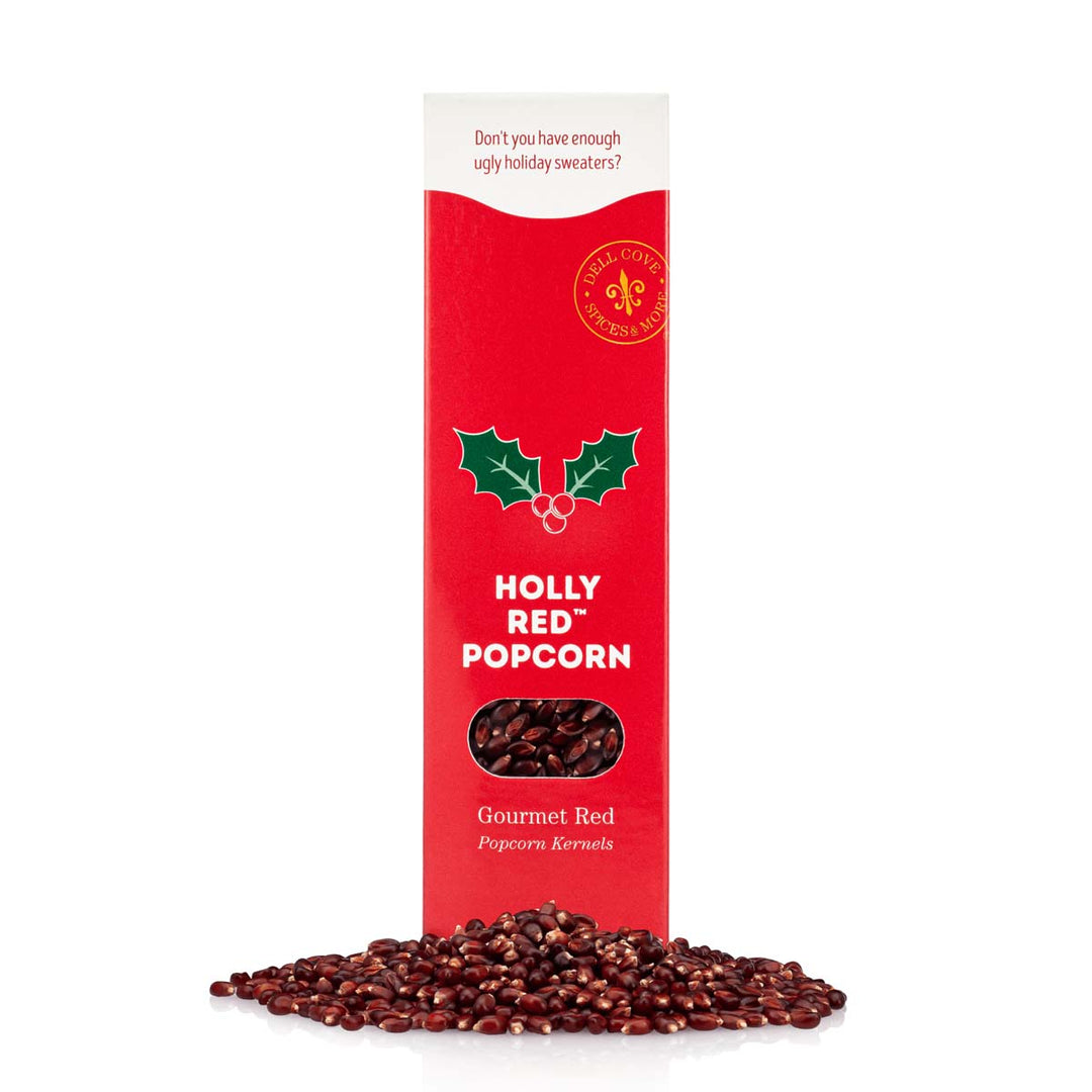 Holly Red Popcorn Kernels - Lockwood Shop - Dell Cove Spices &amp; More Co