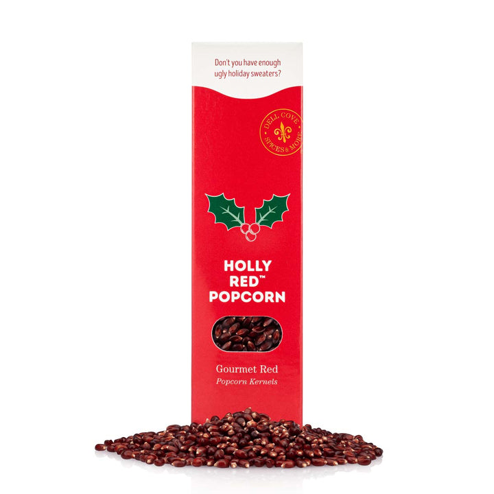 Holly Red Popcorn Kernels - Lockwood Shop - Dell Cove Spices &amp; More Co
