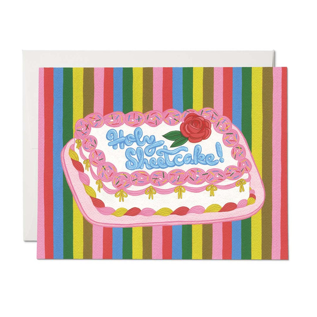 Holy Sheetcake Birthday Card - Lockwood Shop - Red Cap Cards