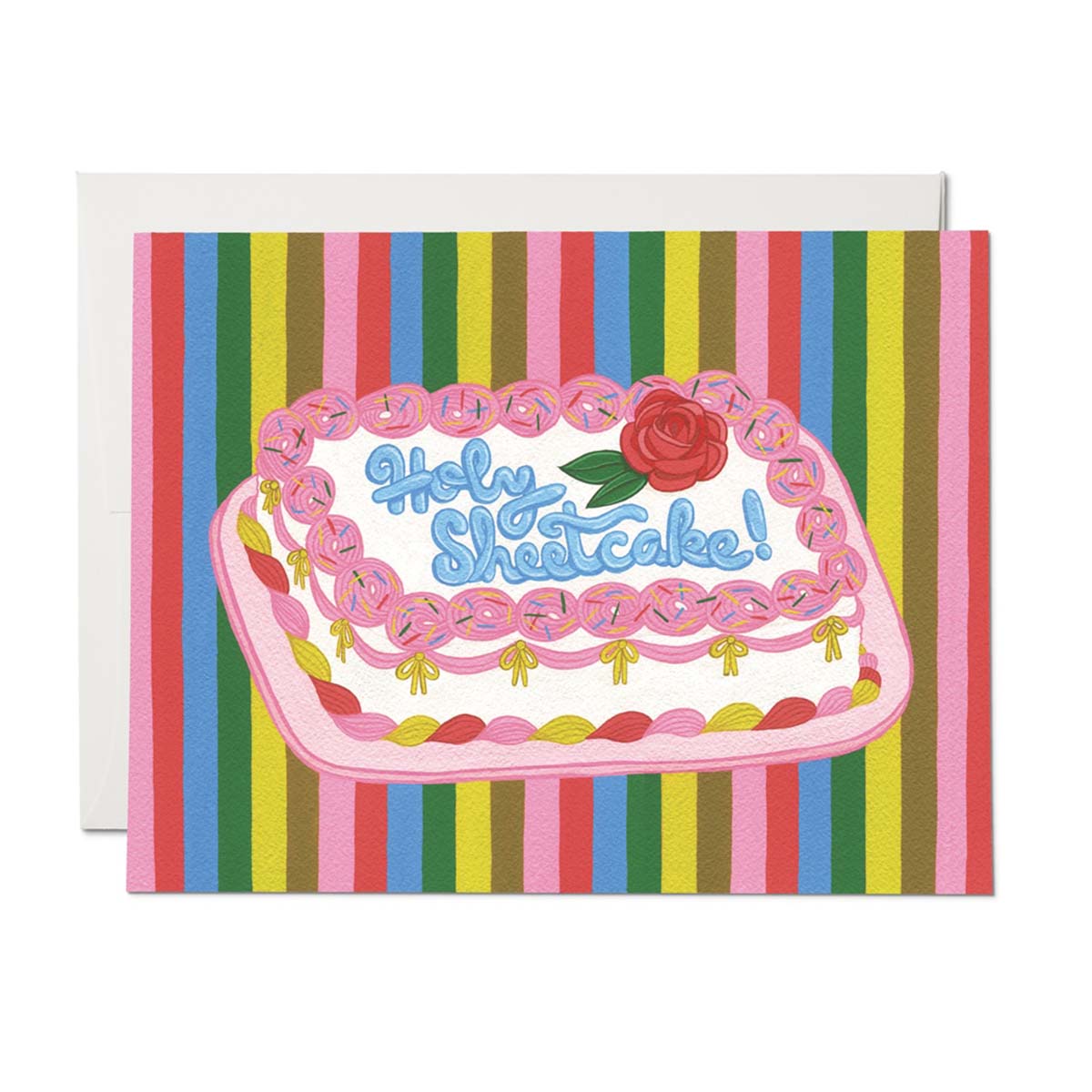 Holy Sheetcake Birthday Card - Lockwood Shop - Red Cap Cards