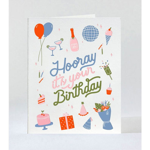 Hooray It's Your Birthday Greeting Card - Lockwood Shop - elum
