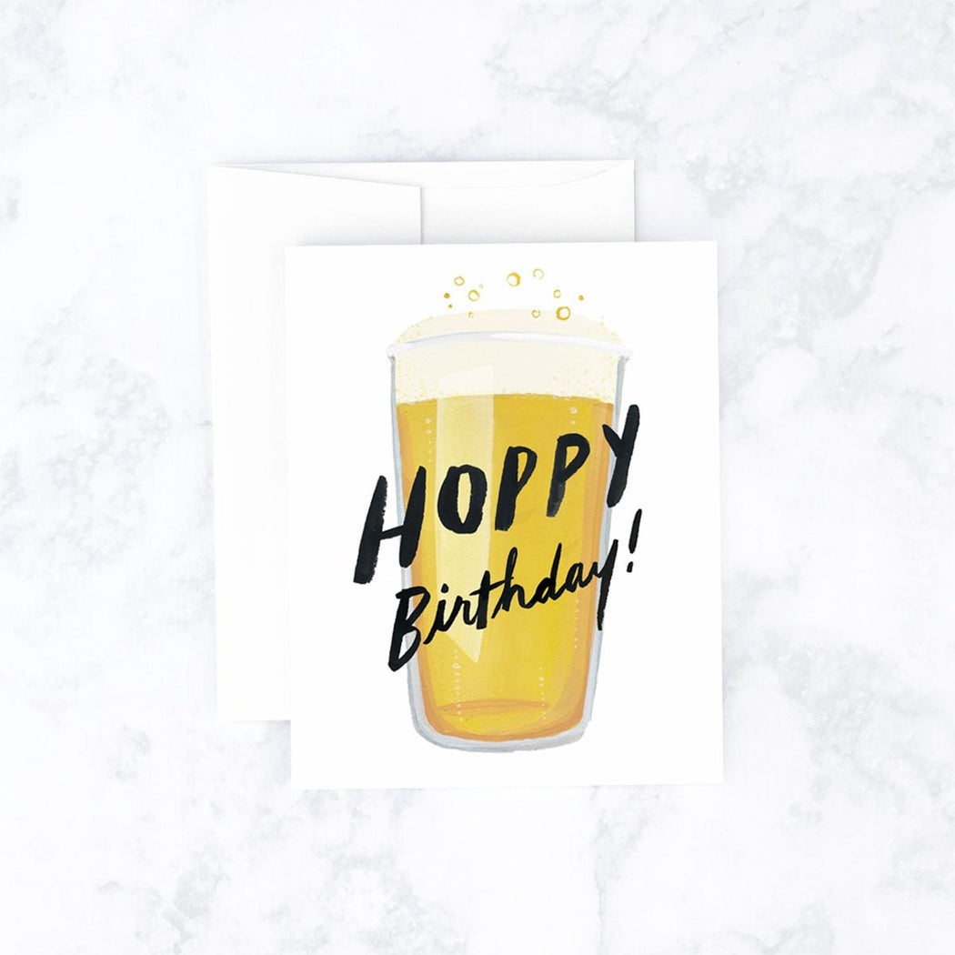 Hoppy Birthday Beer Greeting Card - Lockwood Shop - Idlewild Co