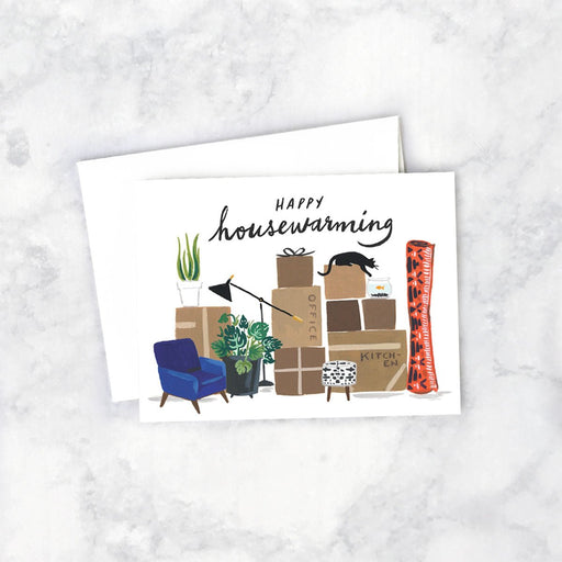 Housewarming Boxes Greeting Card - Lockwood Shop - Idlewild Co