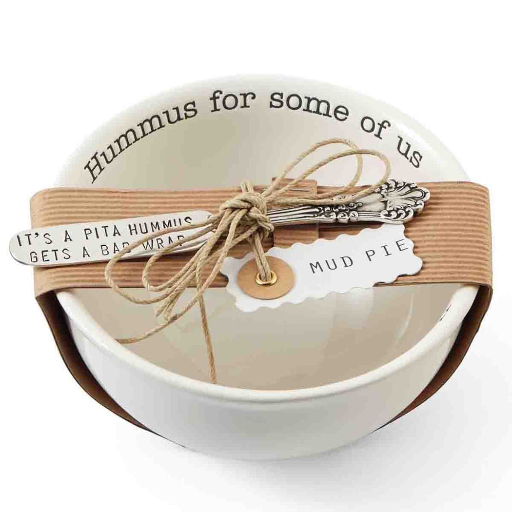 Hummus Dip Bowl Set - Lockwood Shop - Mudpie