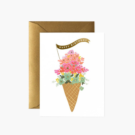 Ice Cream Birthday Greeting Card - Lockwood Shop - Rifle