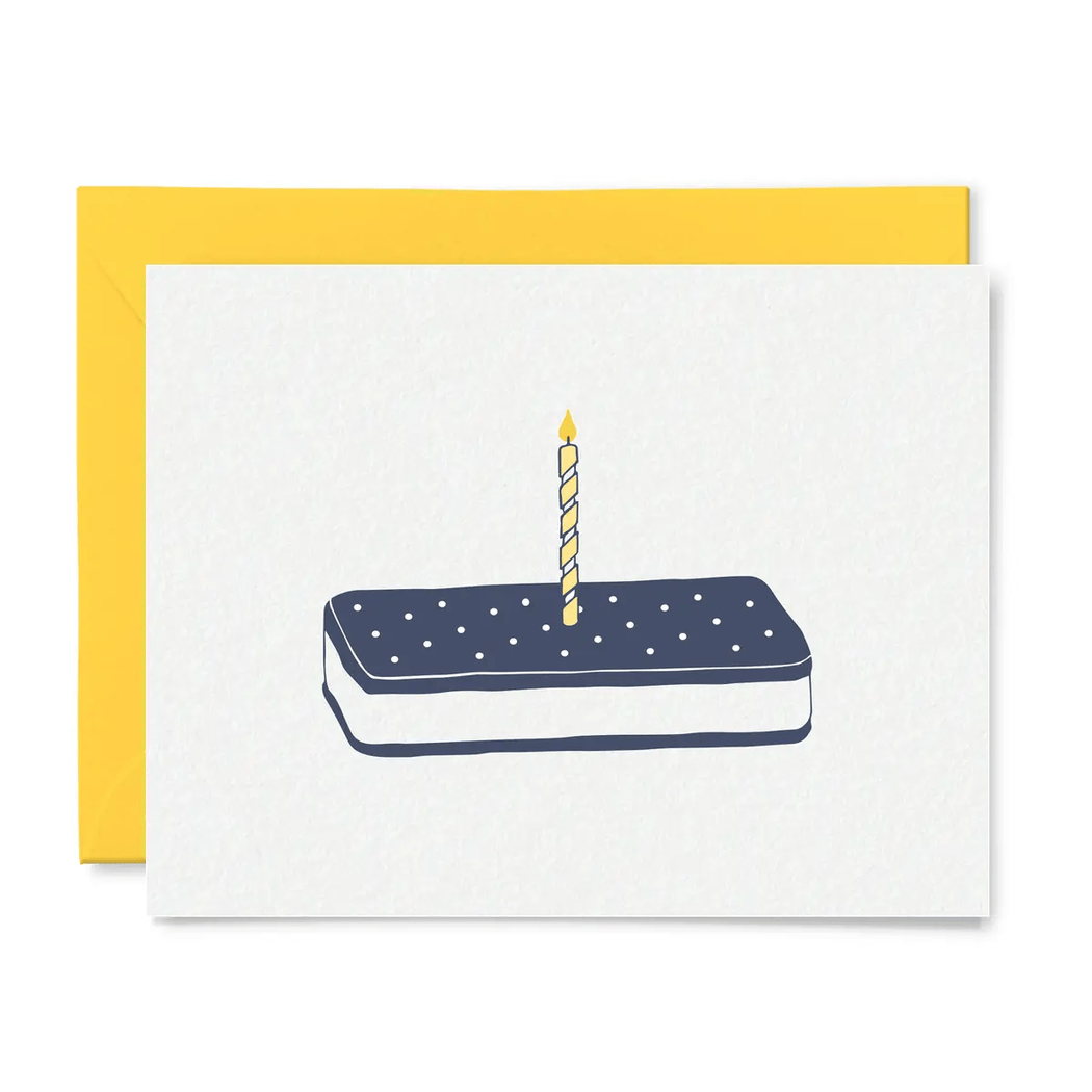 Ice Cream Sandwich Birthday Card - Lockwood Shop - Little Goat Paper Co