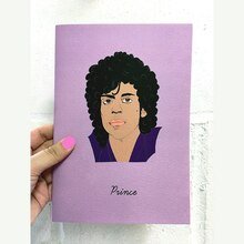 Iconic Figures Notebook A5 - Prince - Lockwood Shop - Rosie Wonder