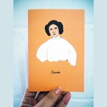 Iconic Figures Notebook A6 - Carrie - Lockwood Shop - Rosie Wonder