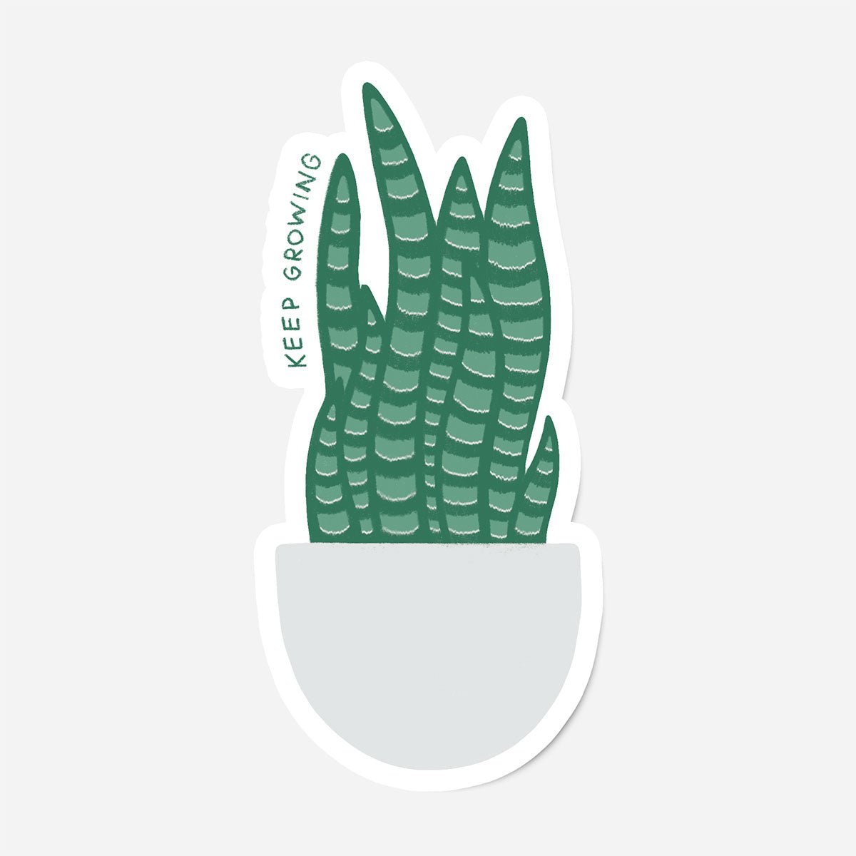 Keep Growing Plant Sticker - Lockwood Shop - paper and stuff