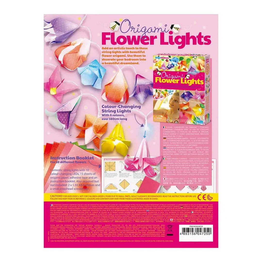 Kidzmaker Origami Flower Lights Kit - Lockwood Shop - Toysmith