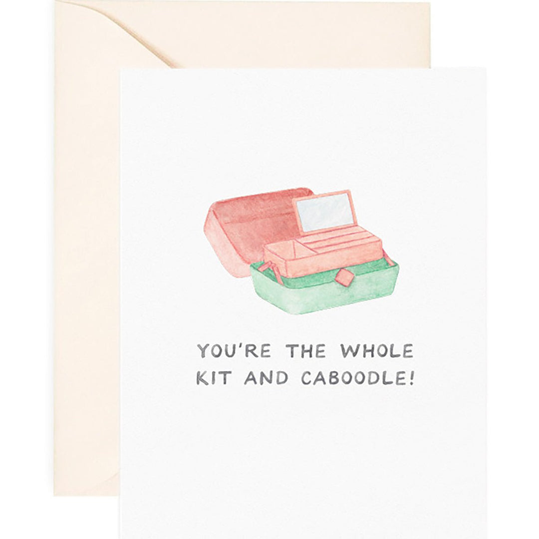 Kit and Caboodle Greeting Card - Lockwood Shop - Amy Zhang