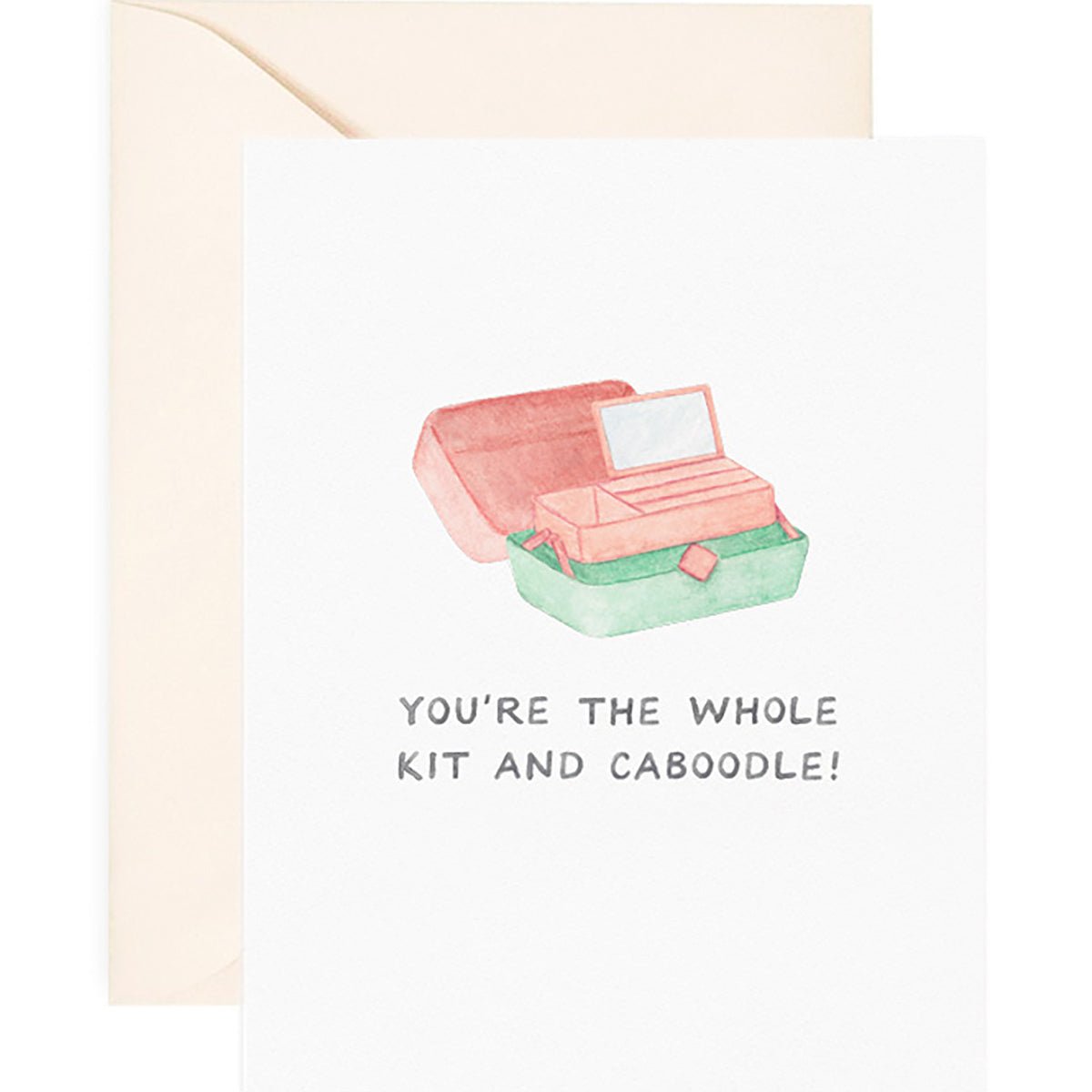 Kit and Caboodle Greeting Card - Lockwood Shop - Amy Zhang