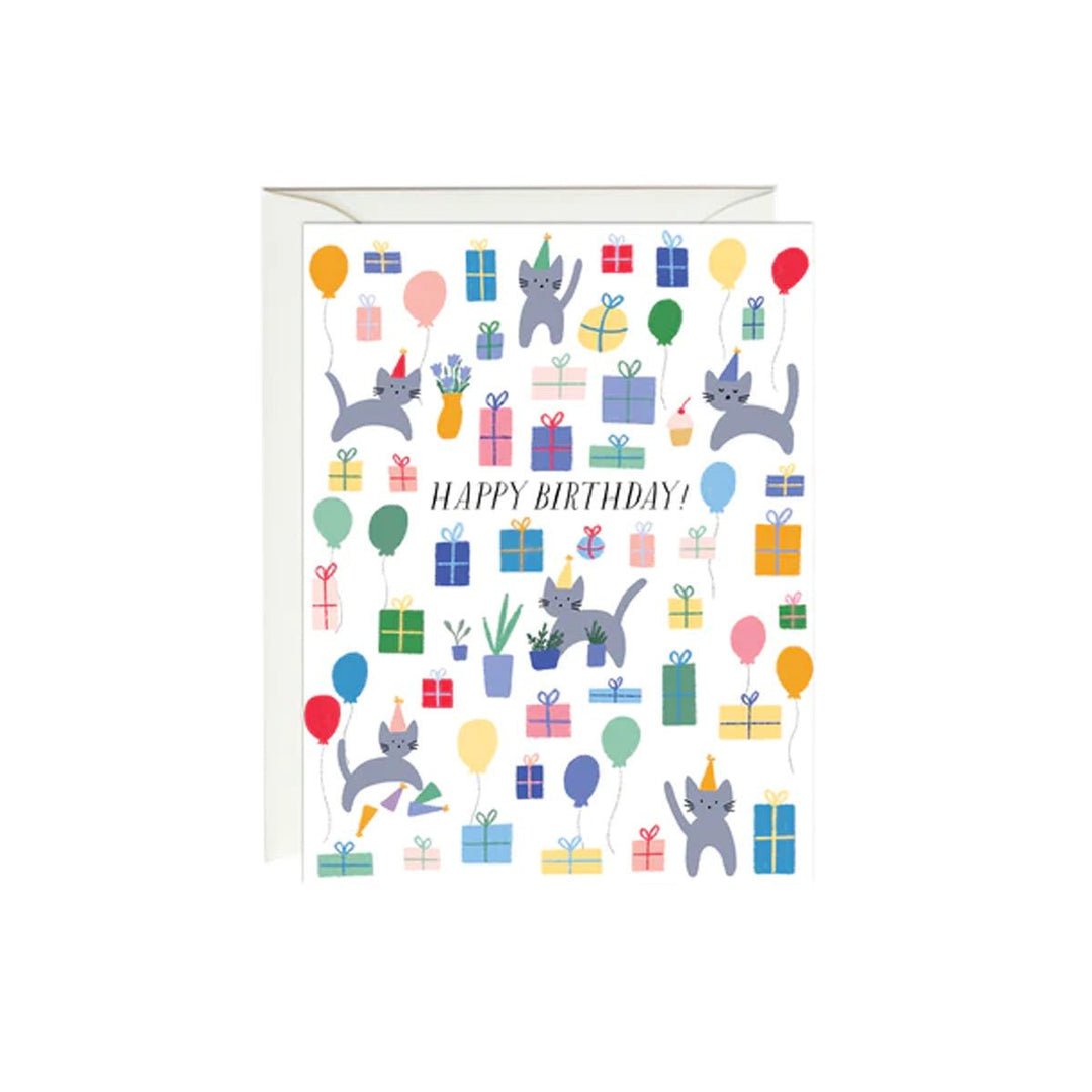 Kitty Party Greeting Card - Lockwood Shop - Paula &amp; Waffle