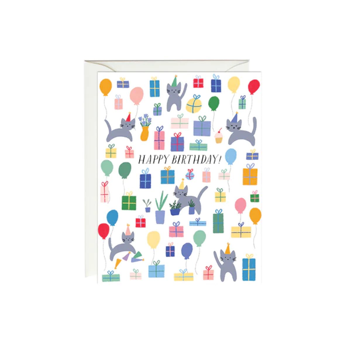 Kitty Party Greeting Card - Lockwood Shop - Paula & Waffle