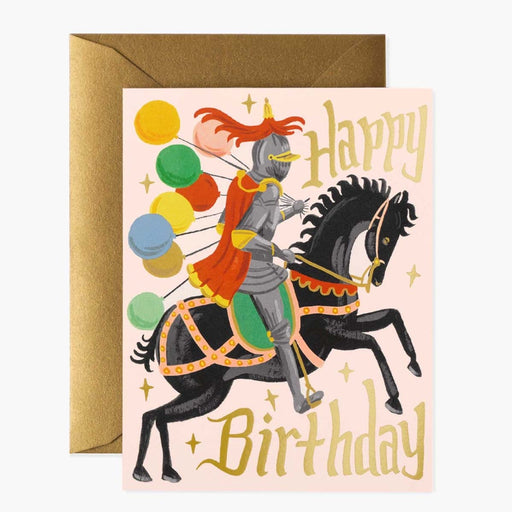 Knight Birthday Greeting Card - Lockwood Shop - Rifle