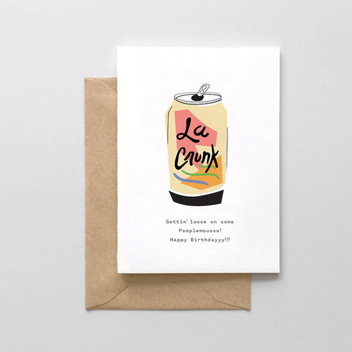 La Crunk Greeting Card - Lockwood Shop - Spaghetti & Meatballs