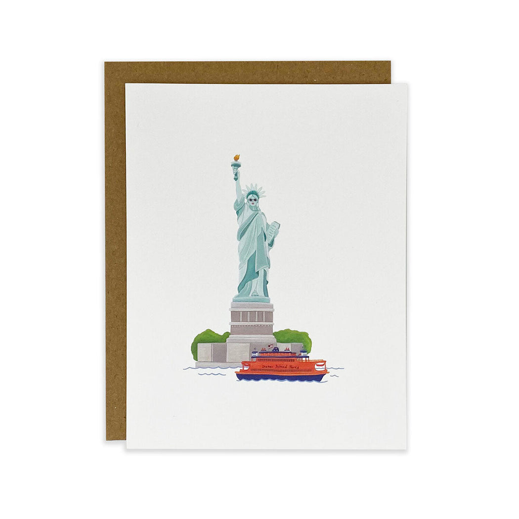 Lady Liberty Greeting Card - Lockwood Shop - Little Design Shoppe & Creative Co