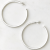 Large Metal Hoop Earrings - Lockwood Shop - Lucky Collective