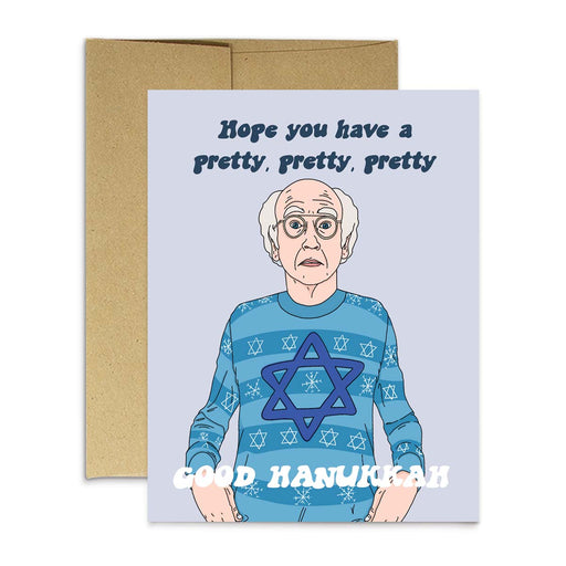 Larry Hanukkah Greeting Card - Lockwood Shop - Party Mountain Paper