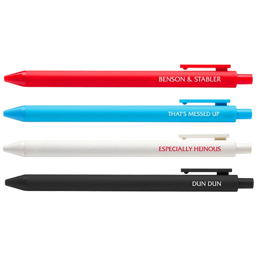 Law &amp; Order SVU Gel Pen Set - Lockwood Shop - Sammy Gorin