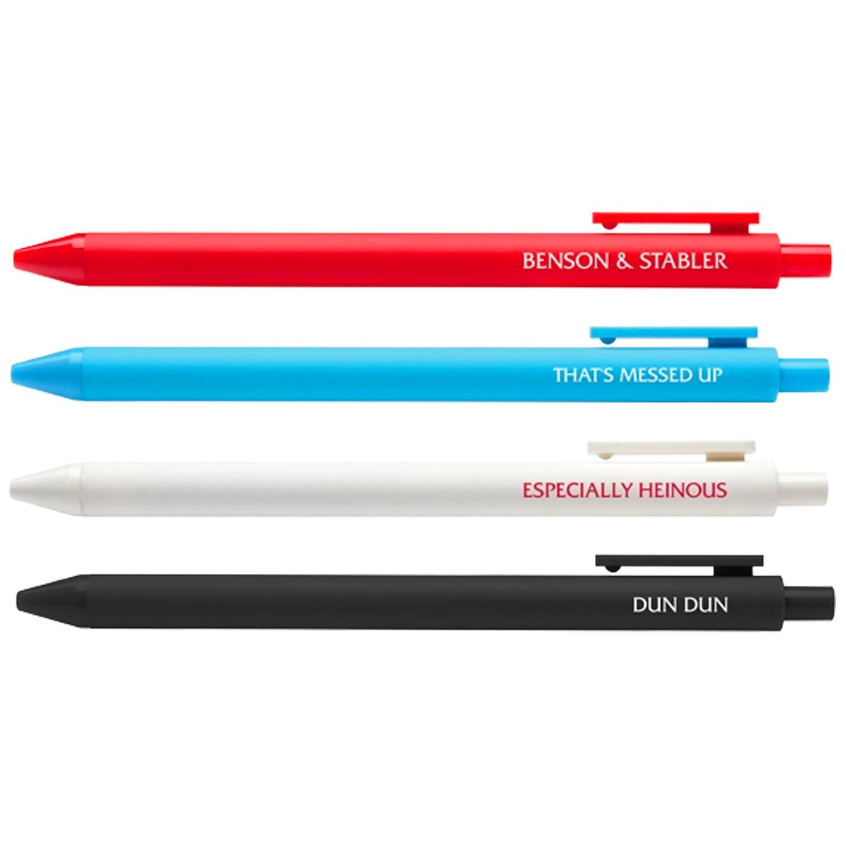 Law & Order SVU Gel Pen Set - Lockwood Shop - Sammy Gorin