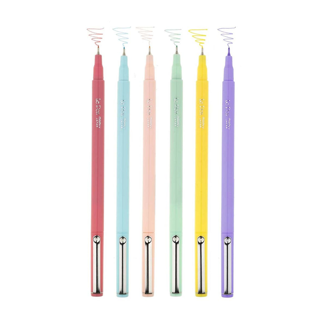 Le Pen Pastel Colors - Set of 6 - Lockwood Shop - Pinnacle Colors