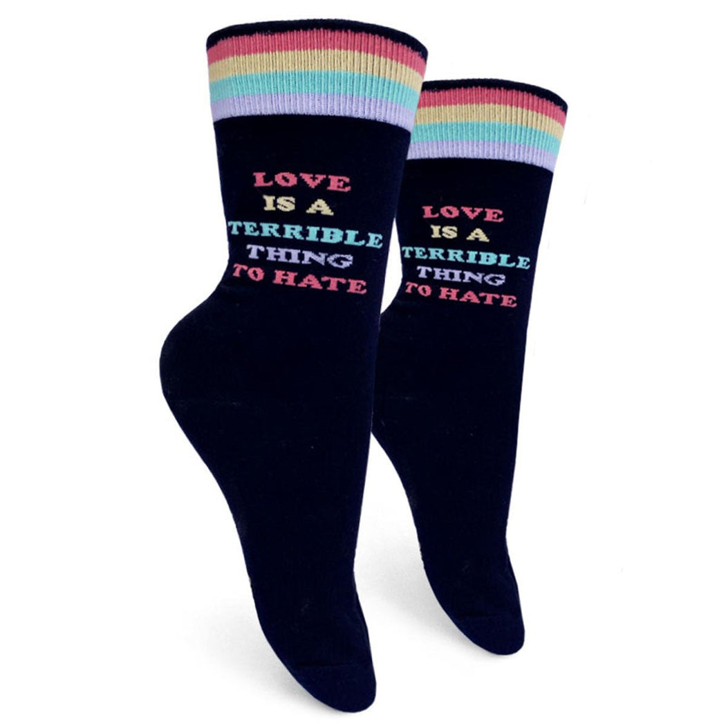 LGBTQ Women’s Crew Socks - Lockwood Shop - Groovy Things co