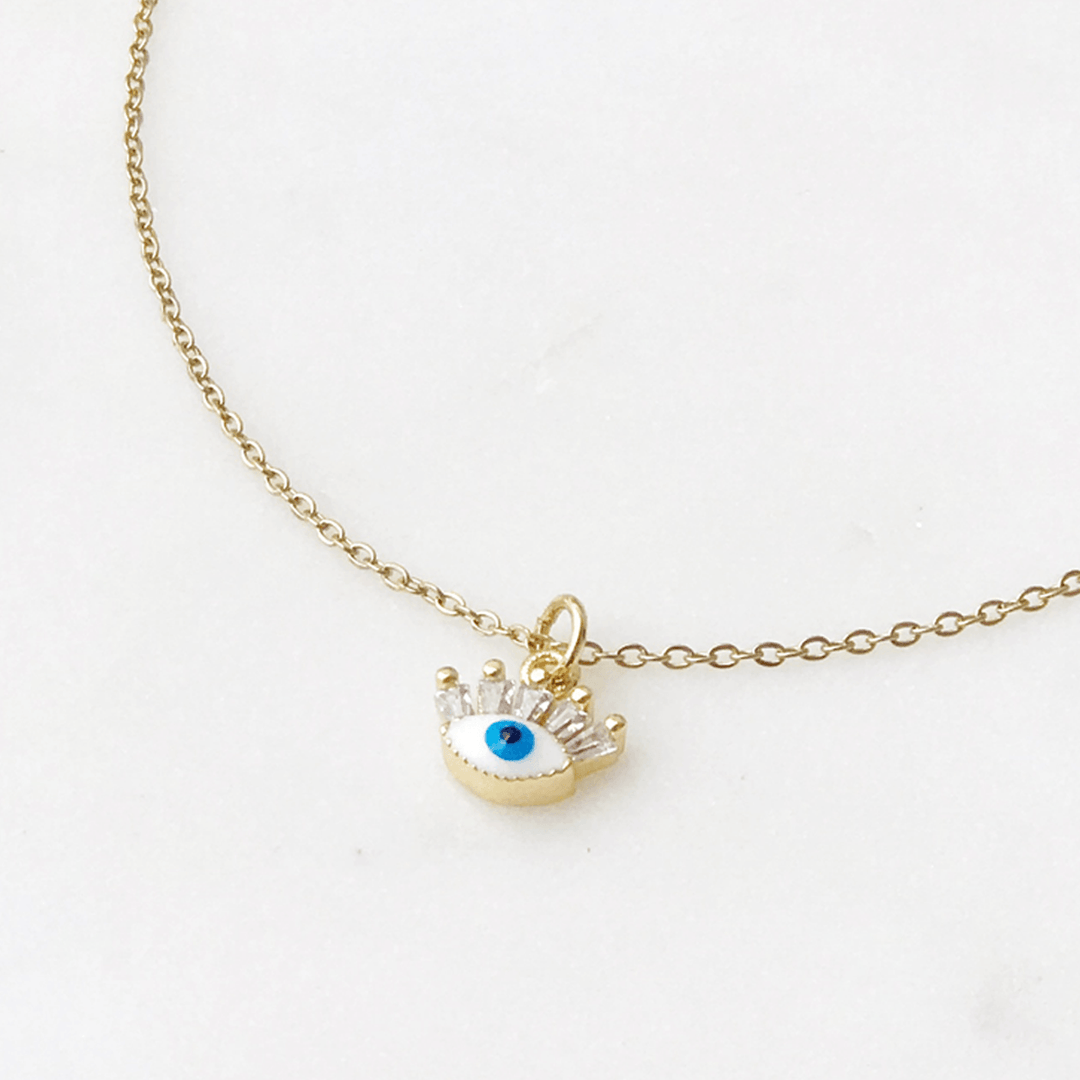 Little Evil Eye Lash Necklace - Lockwood Shop - Lucky Collective