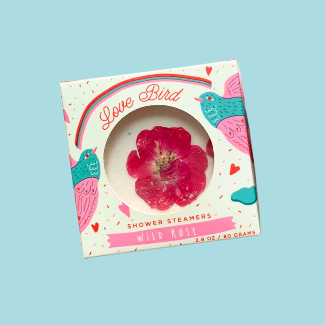 Love Bird Shower Steamer Set (Wild Rose) - Lockwood Shop - Sow The Magic