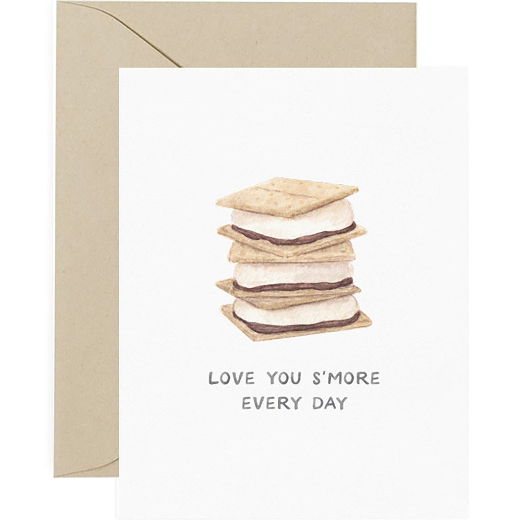 Love You S'More Greeting Card - Lockwood Shop - Amy Zhang