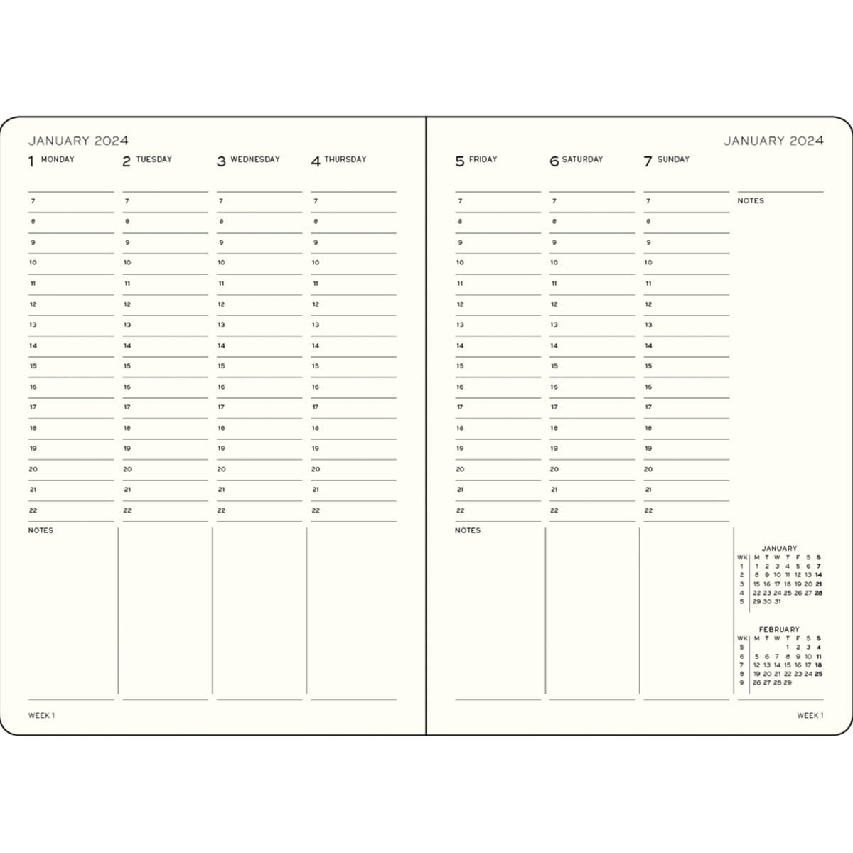 LT1917 2023-2024 Academic Week Planner - Lockwood Shop - Leuchtturm