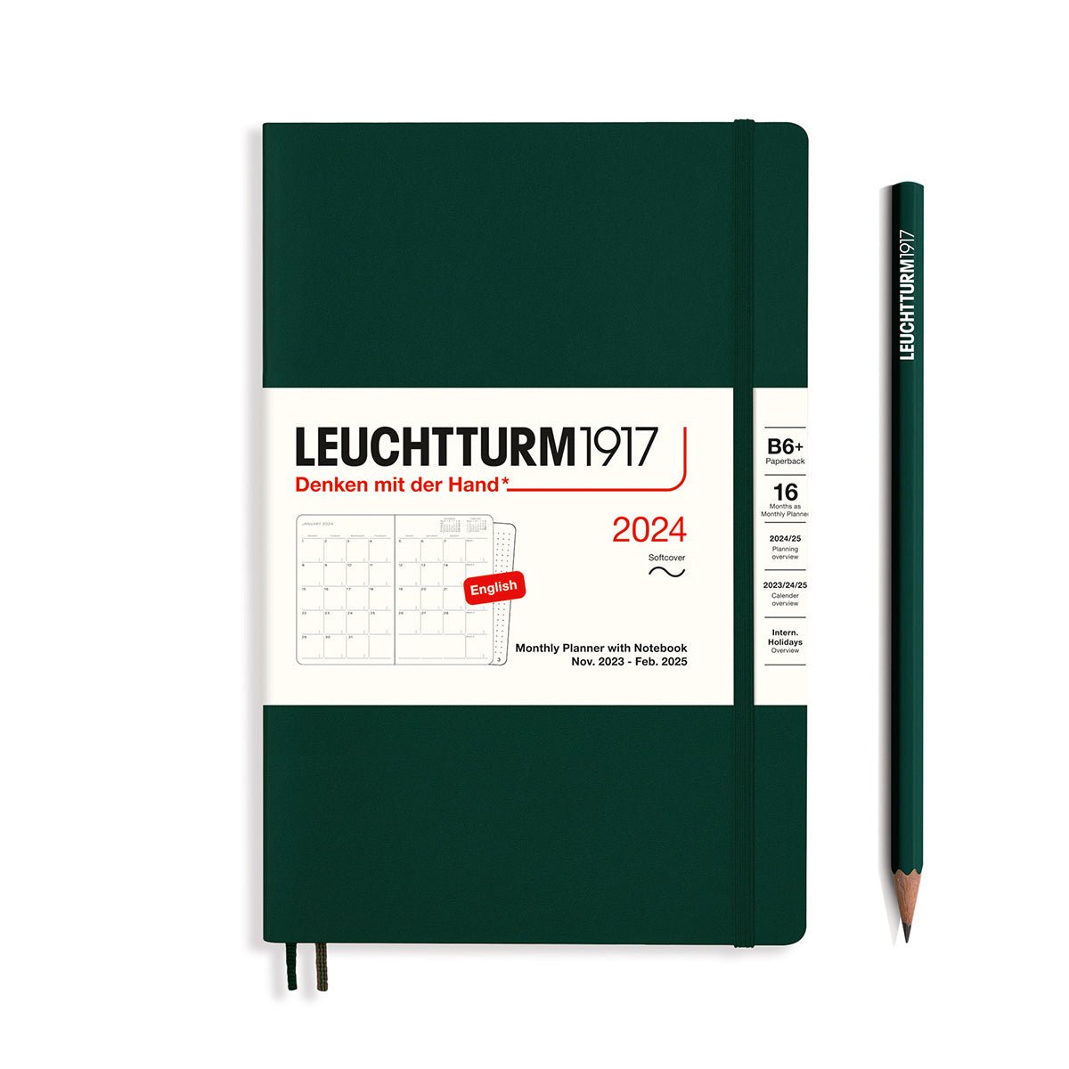 LT1917 2024 Monthly Planner & Notebook - Lockwood Shop - Leuchtturm