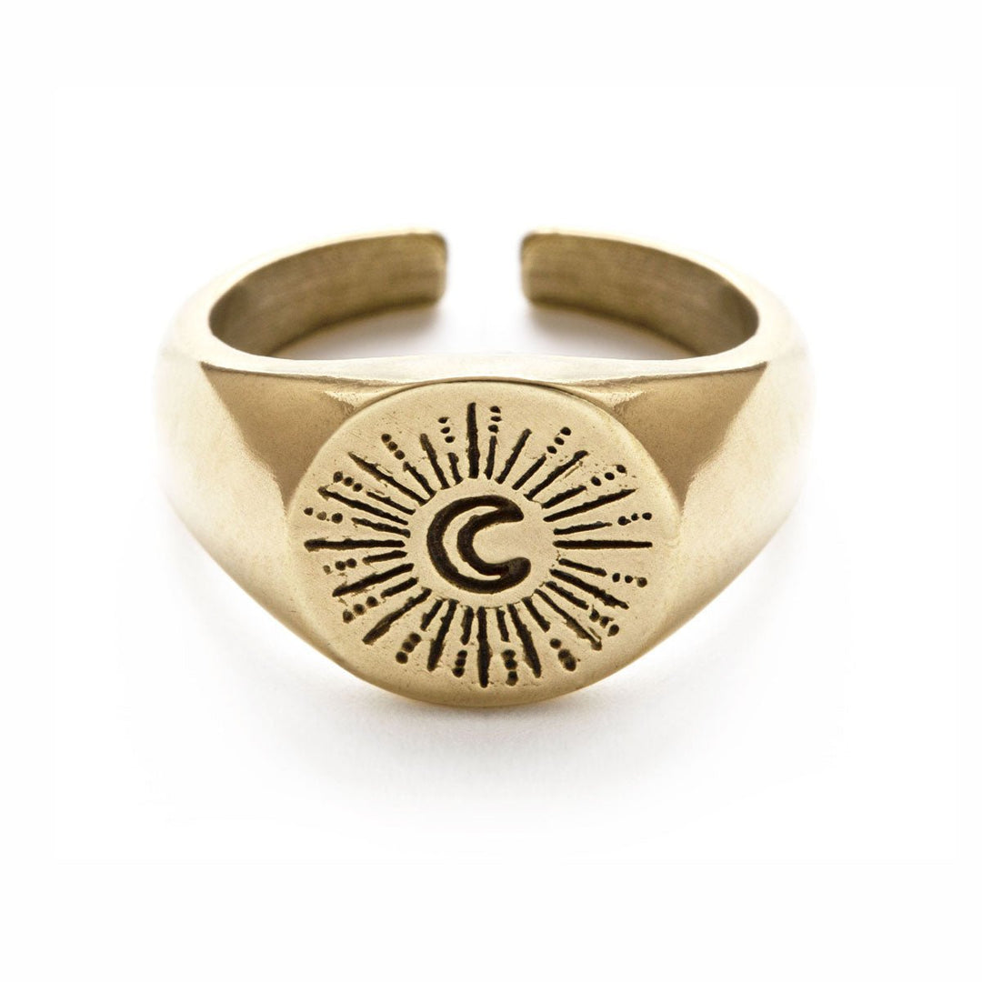 Luz de la Luna Signet Ring - Lockwood Shop - Amano