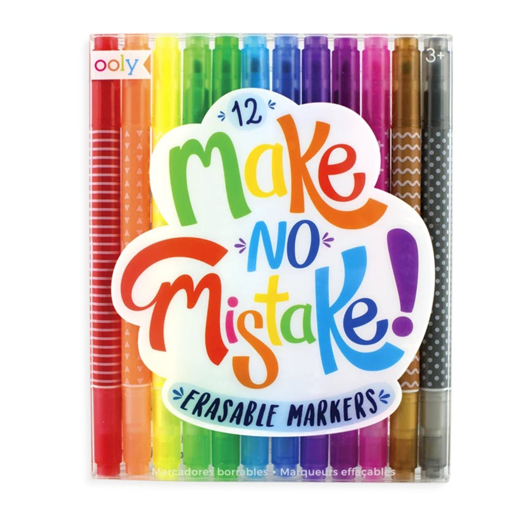 Make No Mistake Erasable Markers - Lockwood Shop - Ooly