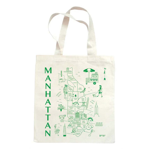 Manhattan Map Grocery tote - Lockwood Shop - Maptote